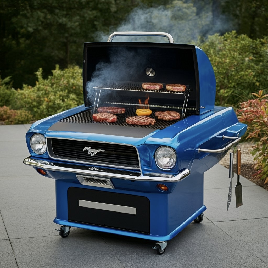 Rev Up Your BBQ Experience: The Bold Style of the Mustang Inspired Grill