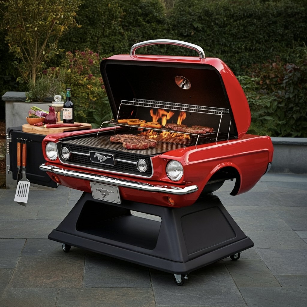 Rev Up Your BBQ Experience: The Bold Style of the Mustang Inspired Grill