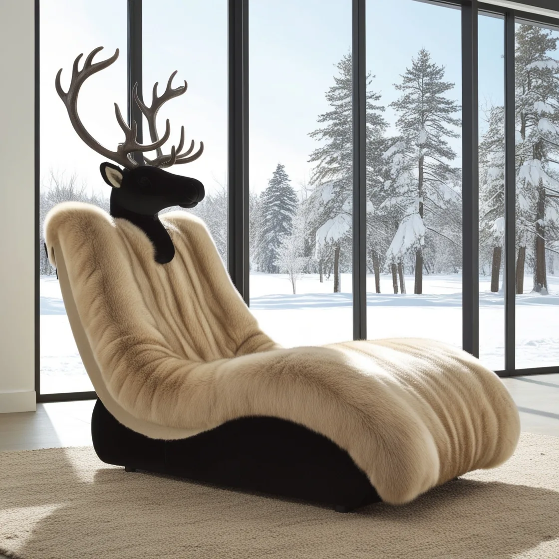 Unwind with Holiday Charm: The Unique Appeal of Reindeer Loungers