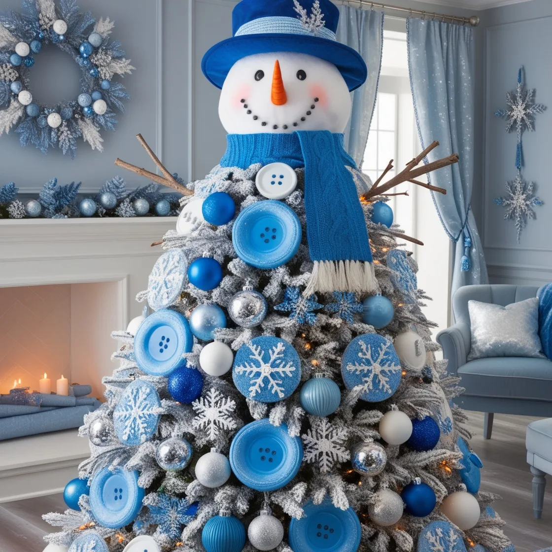 Frosty Delight: Transform Your Holidays with a Snowman Christmas Tree