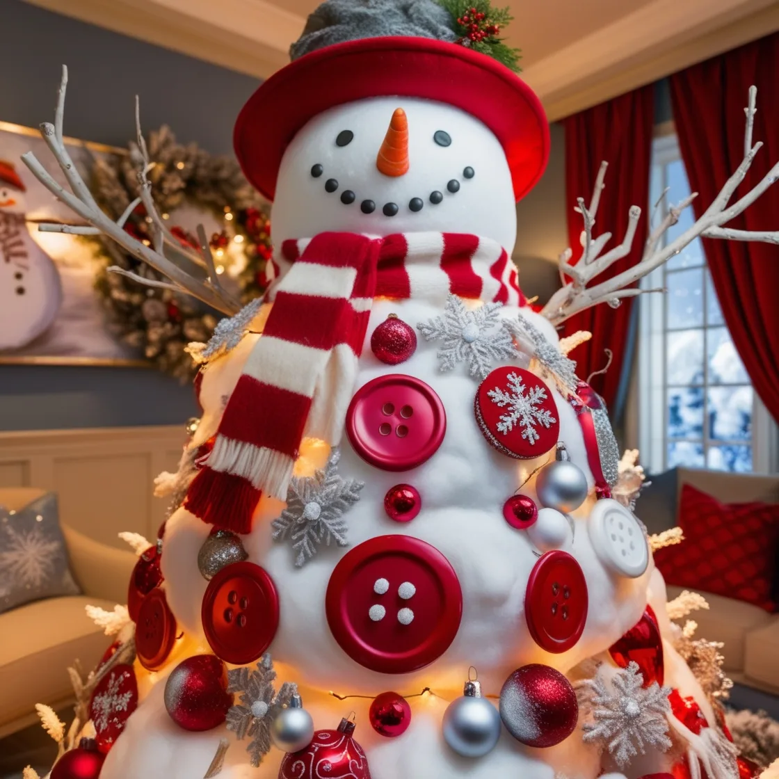 Frosty Delight: Transform Your Holidays with a Snowman Christmas Tree