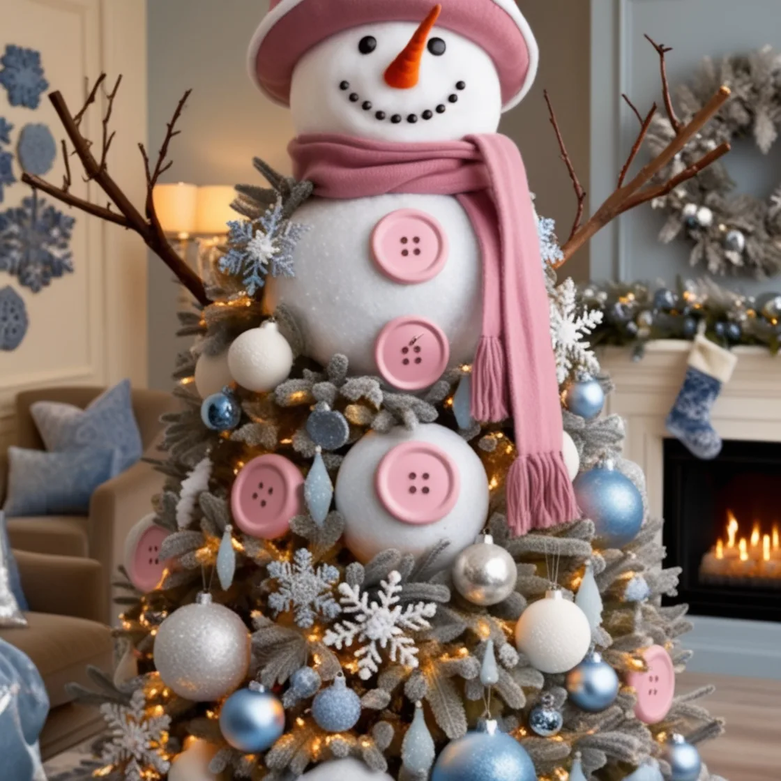 Frosty Delight: Transform Your Holidays with a Snowman Christmas Tree