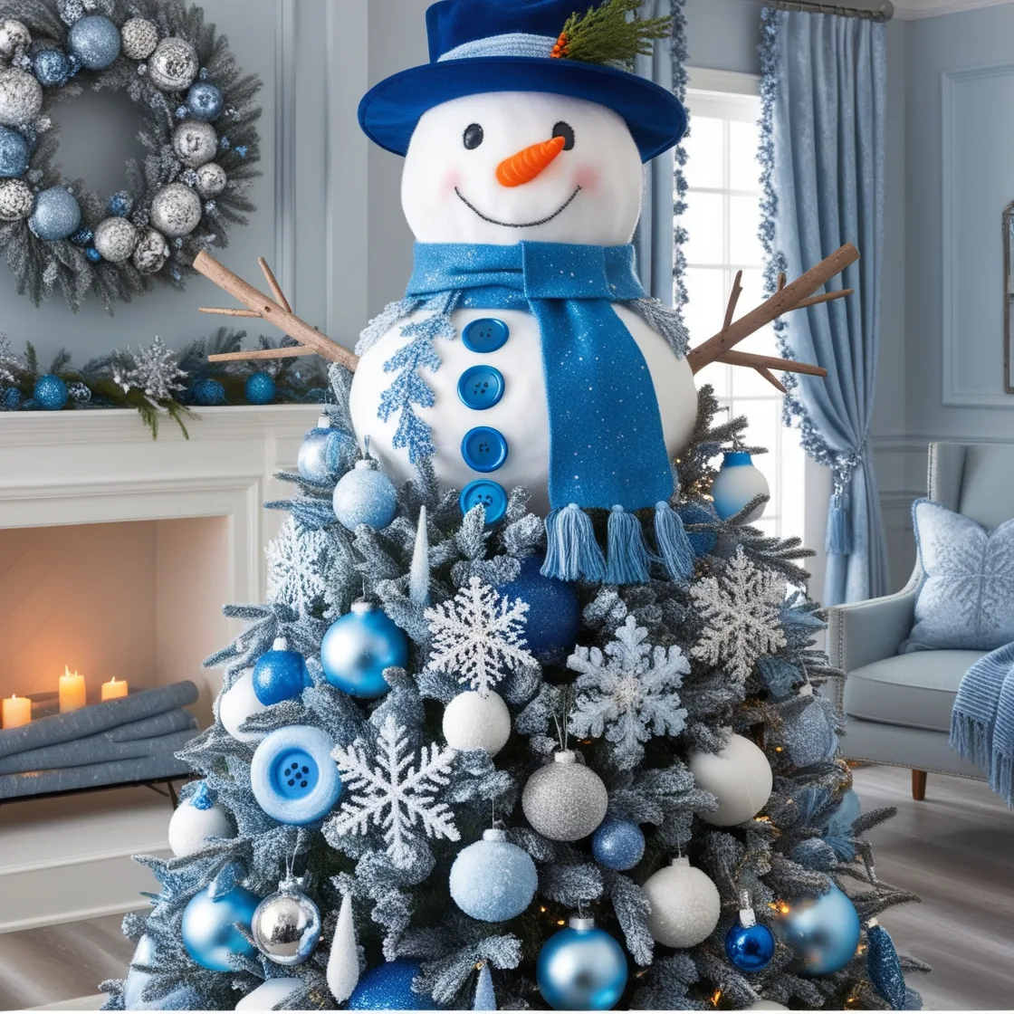 Frosty Delight: Transform Your Holidays with a Snowman Christmas Tree