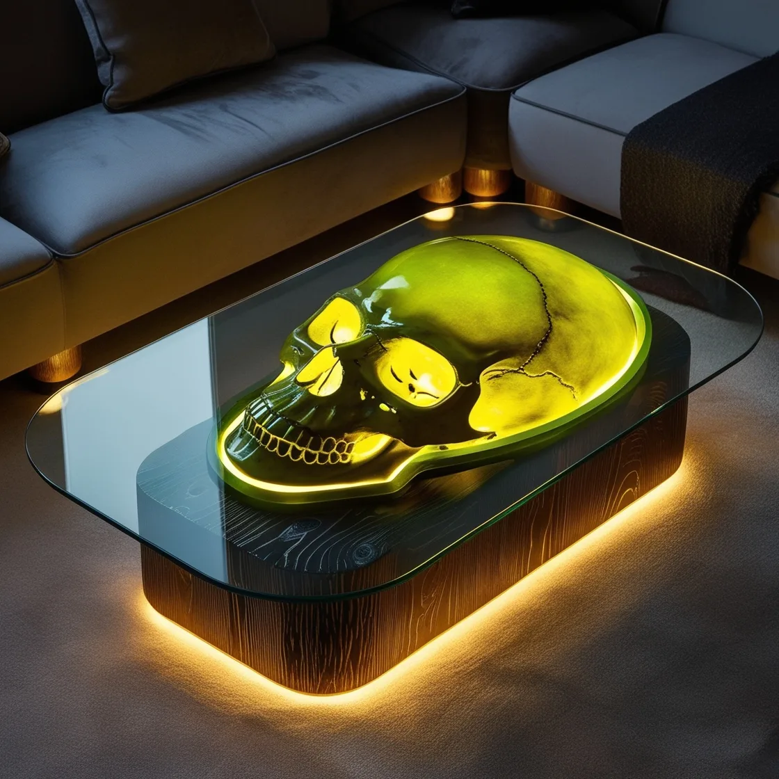 The Art of Edgy Decor: Embrace Bold Style with Tables Skull Design