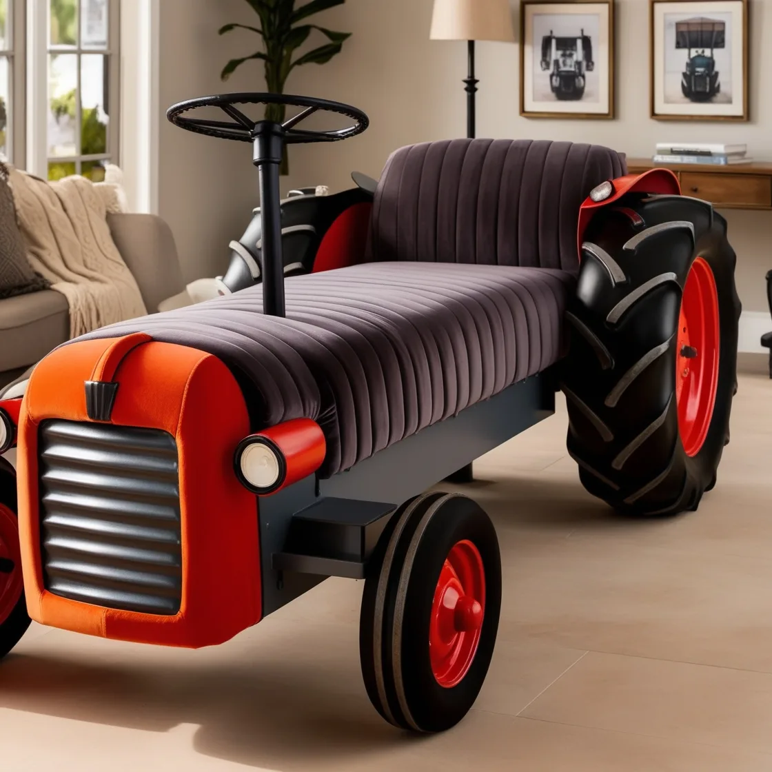 Relax in Style with the Unique Tractor Lounger