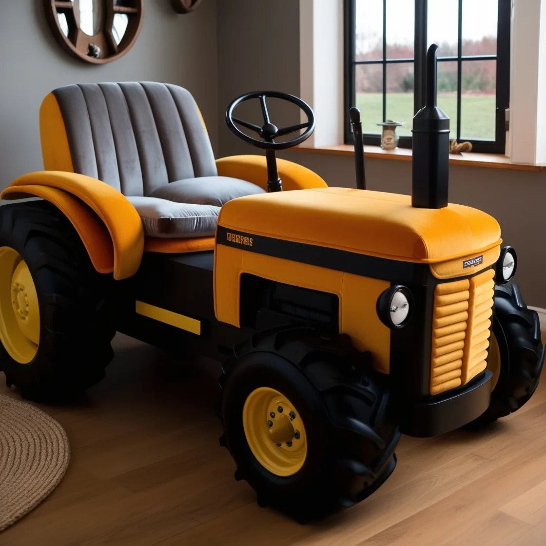 Relax in Style with the Unique Tractor Lounger