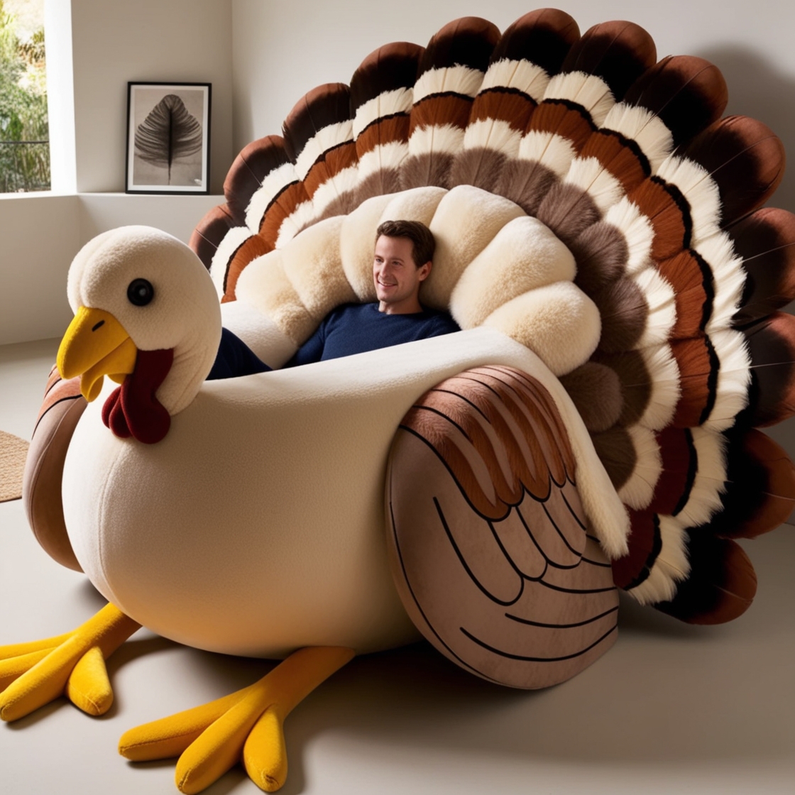 Relax in Festive Comfort: Embrace the Cozy Charm of Turkey Loungers