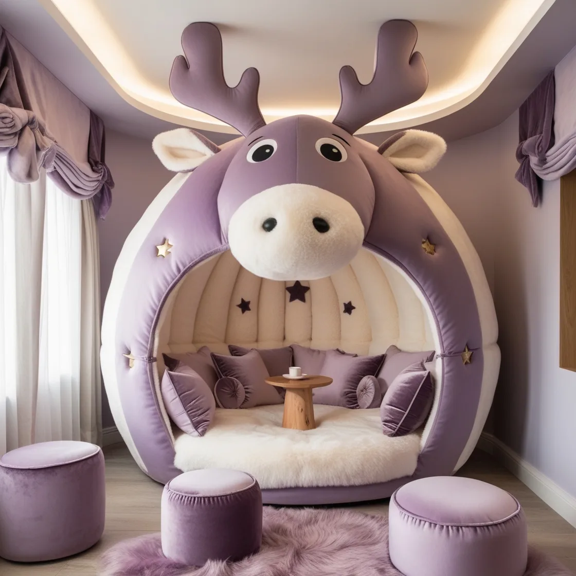 Relax in Nature’s Embrace: Experience the Magic of Reindeer Lounging Pods