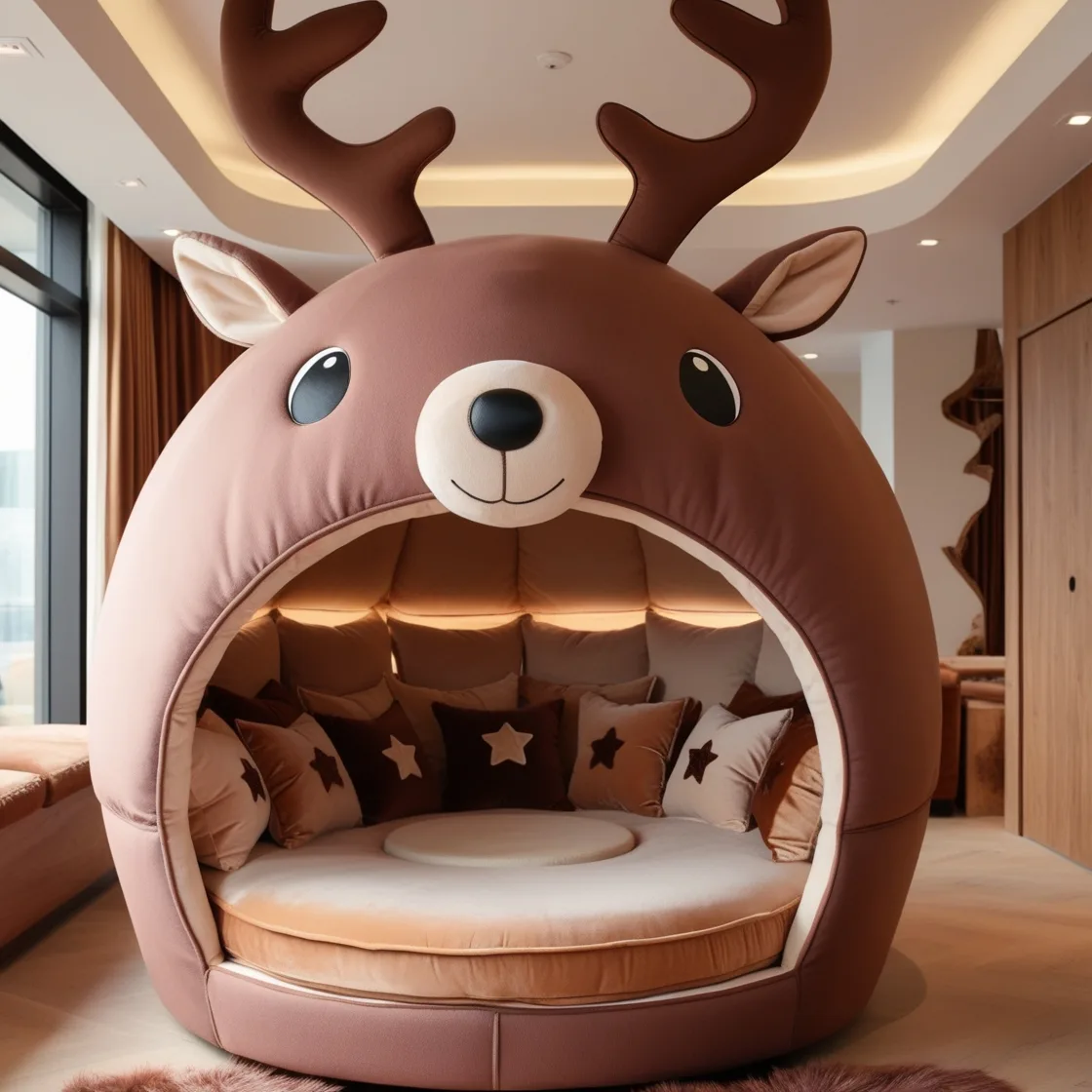 Relax in Nature’s Embrace: Experience the Magic of Reindeer Lounging Pods