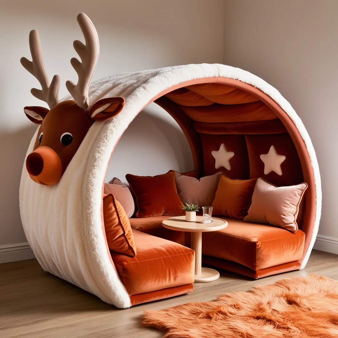 Relax in Nature’s Embrace: Experience the Magic of Reindeer Lounging Pods