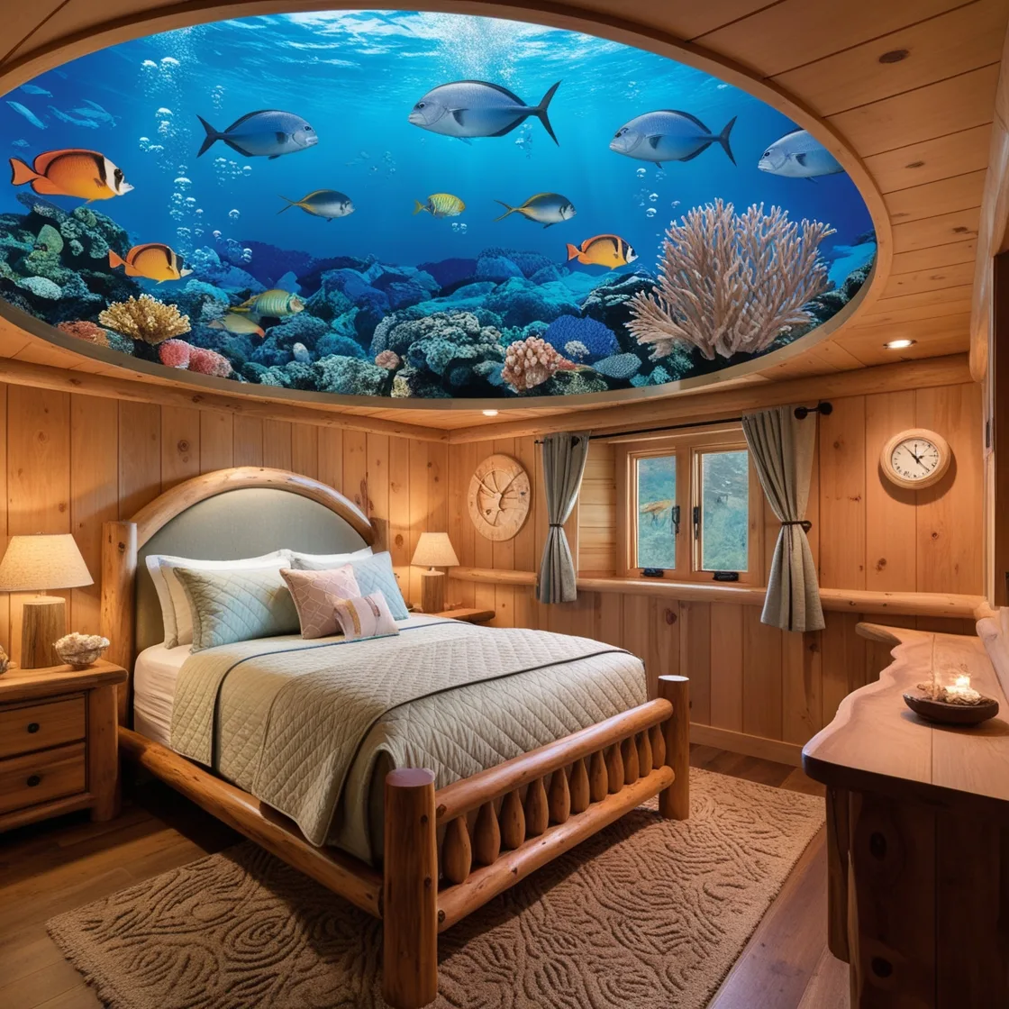 Dive into Serenity: Transform Your Space with Stunning Aquarium Bedrooms