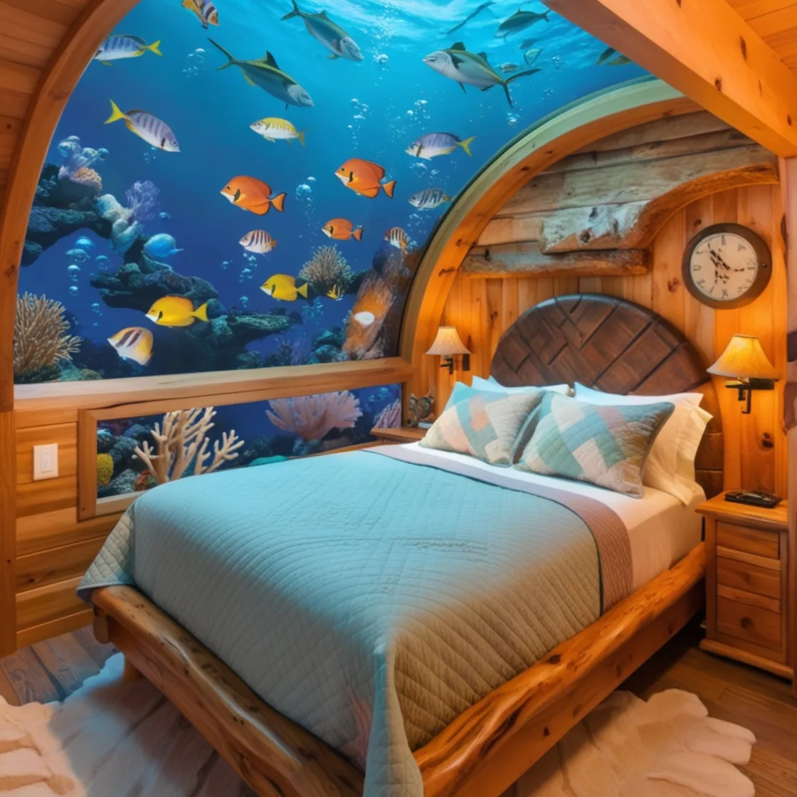 Dive into Serenity: Transform Your Space with Stunning Aquarium Bedrooms