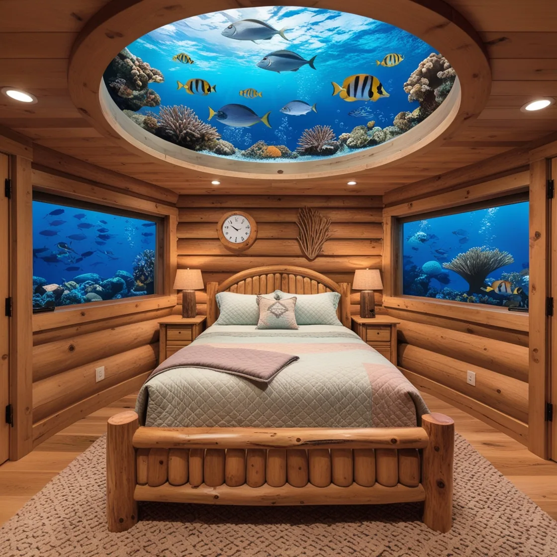 Dive into Serenity: Transform Your Space with Stunning Aquarium Bedrooms