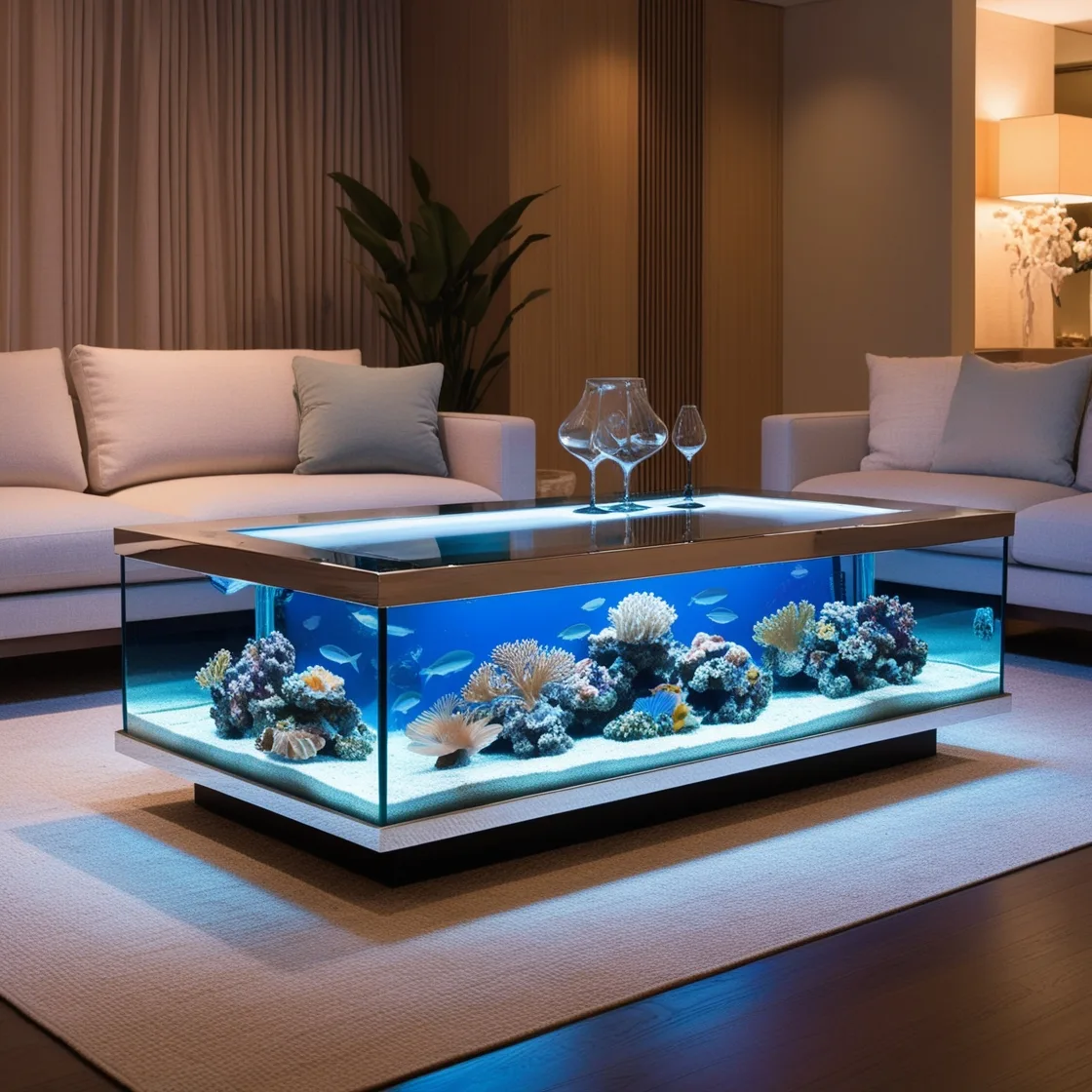 Aquarium Coffee Tables: A Stunning Blend of Functionality and Underwater Elegance