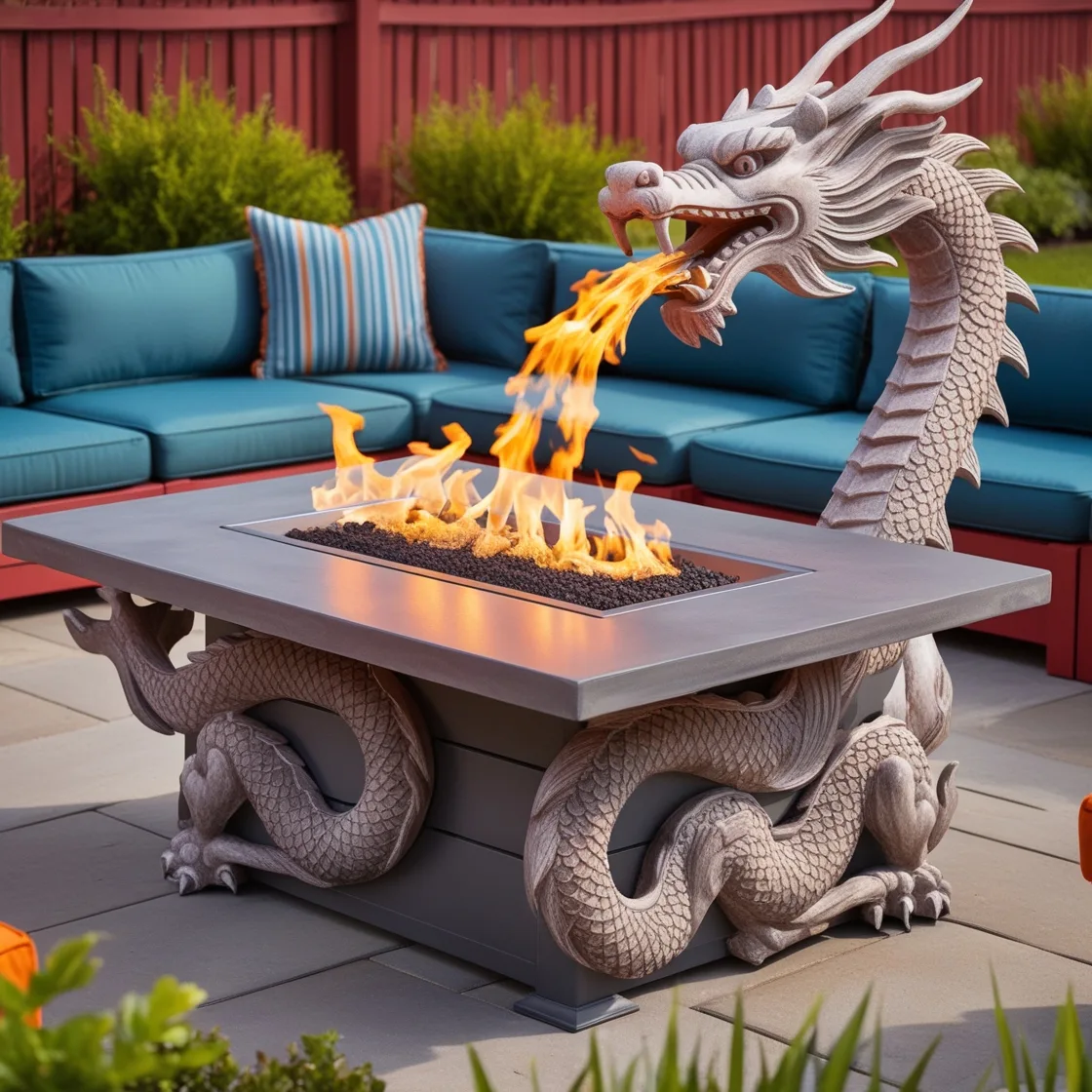 Ignite Your Outdoor Space: The Majestic Appeal of Dragon Fire Tables