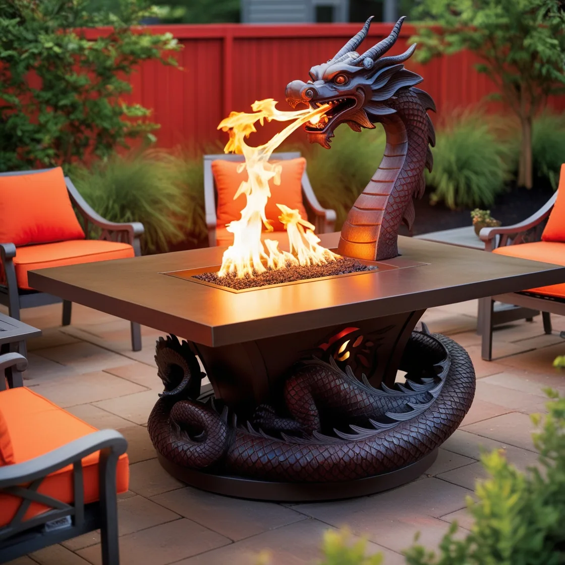 Ignite Your Outdoor Space: The Majestic Appeal of Dragon Fire Tables