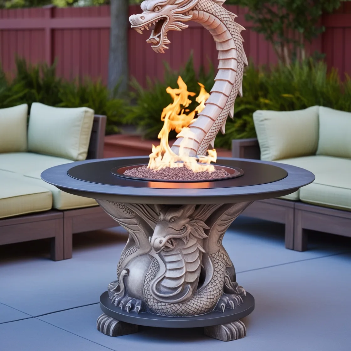 Ignite Your Outdoor Space: The Majestic Appeal of Dragon Fire Tables