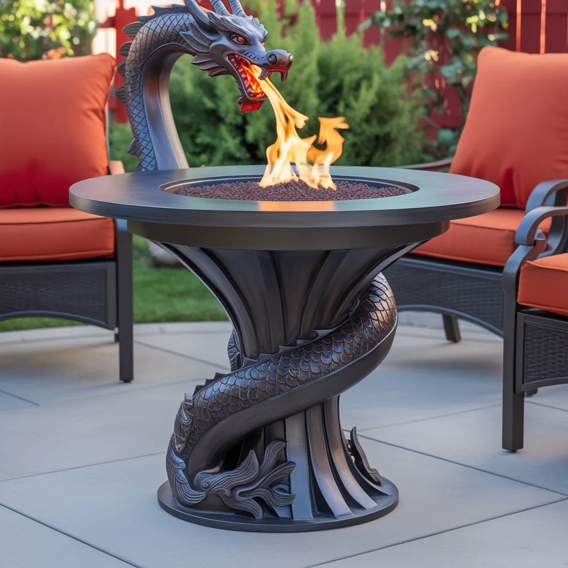 Ignite Your Outdoor Space: The Majestic Appeal of Dragon Fire Tables