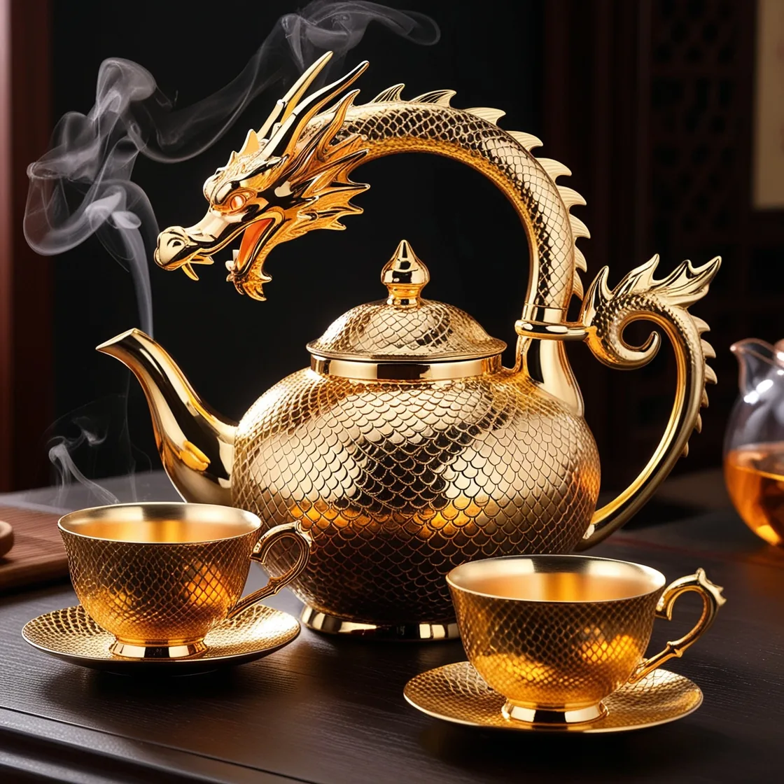 Tea Time Reimagined: Discover the Majestic Beauty of Dragon Tea Sets