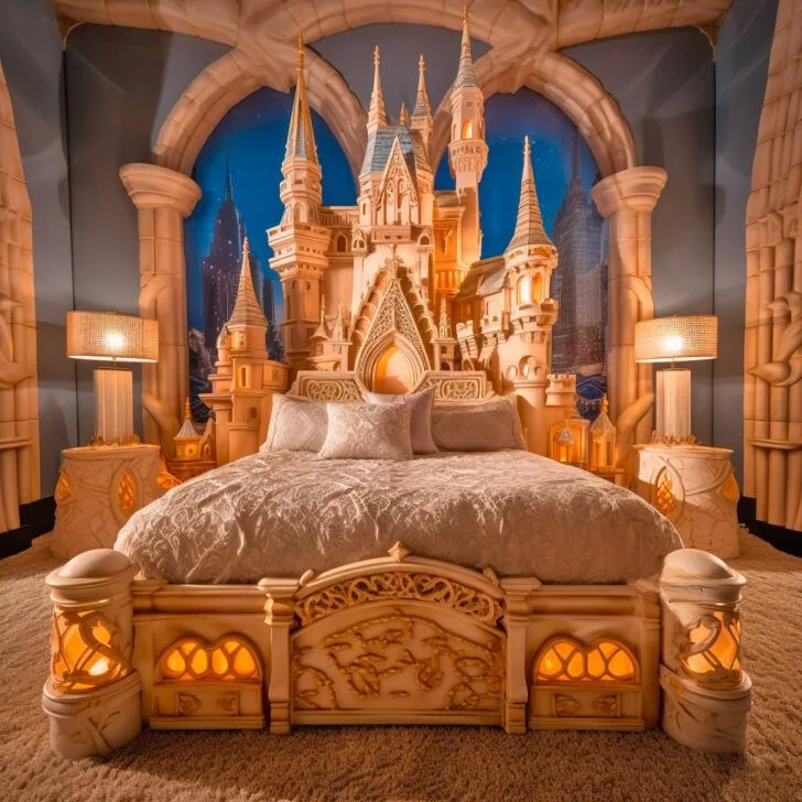 Giant Disney Castle Shaped Beds: Bring Fairytales to Life in Your Bedroom