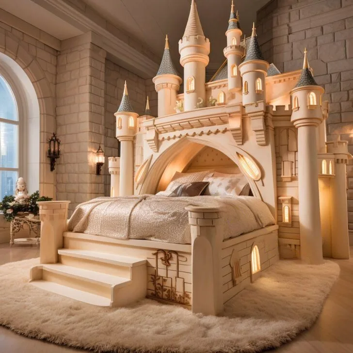 Giant Disney Castle Shaped Beds: Bring Fairytales to Life in Your Bedroom