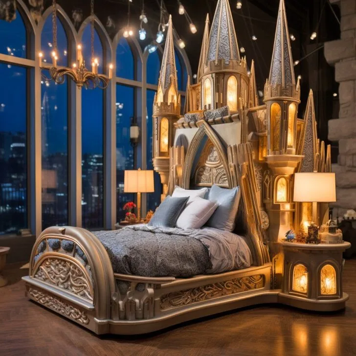 Giant Disney Castle Shaped Beds: Bring Fairytales to Life in Your Bedroom