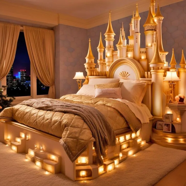 Giant Disney Castle Shaped Beds: Bring Fairytales to Life in Your Bedroom