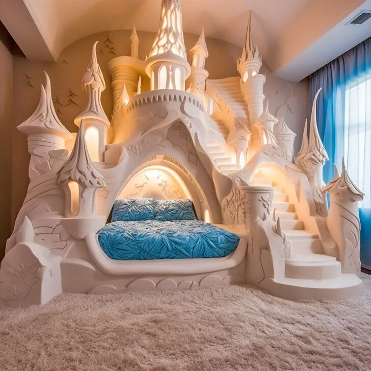 Giant Disney Castle Shaped Beds: Bring Fairytales to Life in Your Bedroom