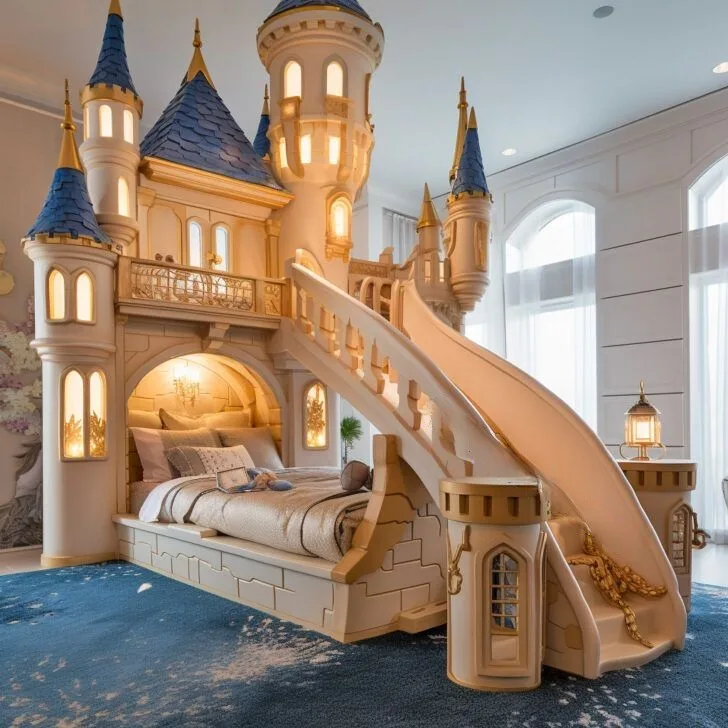 Giant Disney Castle Shaped Beds: Bring Fairytales to Life in Your Bedroom