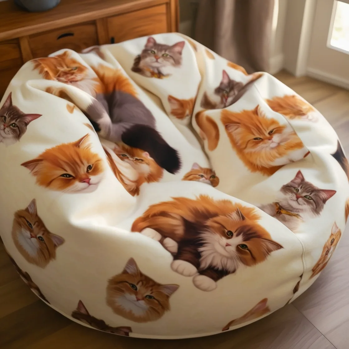 Snuggle Up in Style: Giant Fur Pet Beds For Humans