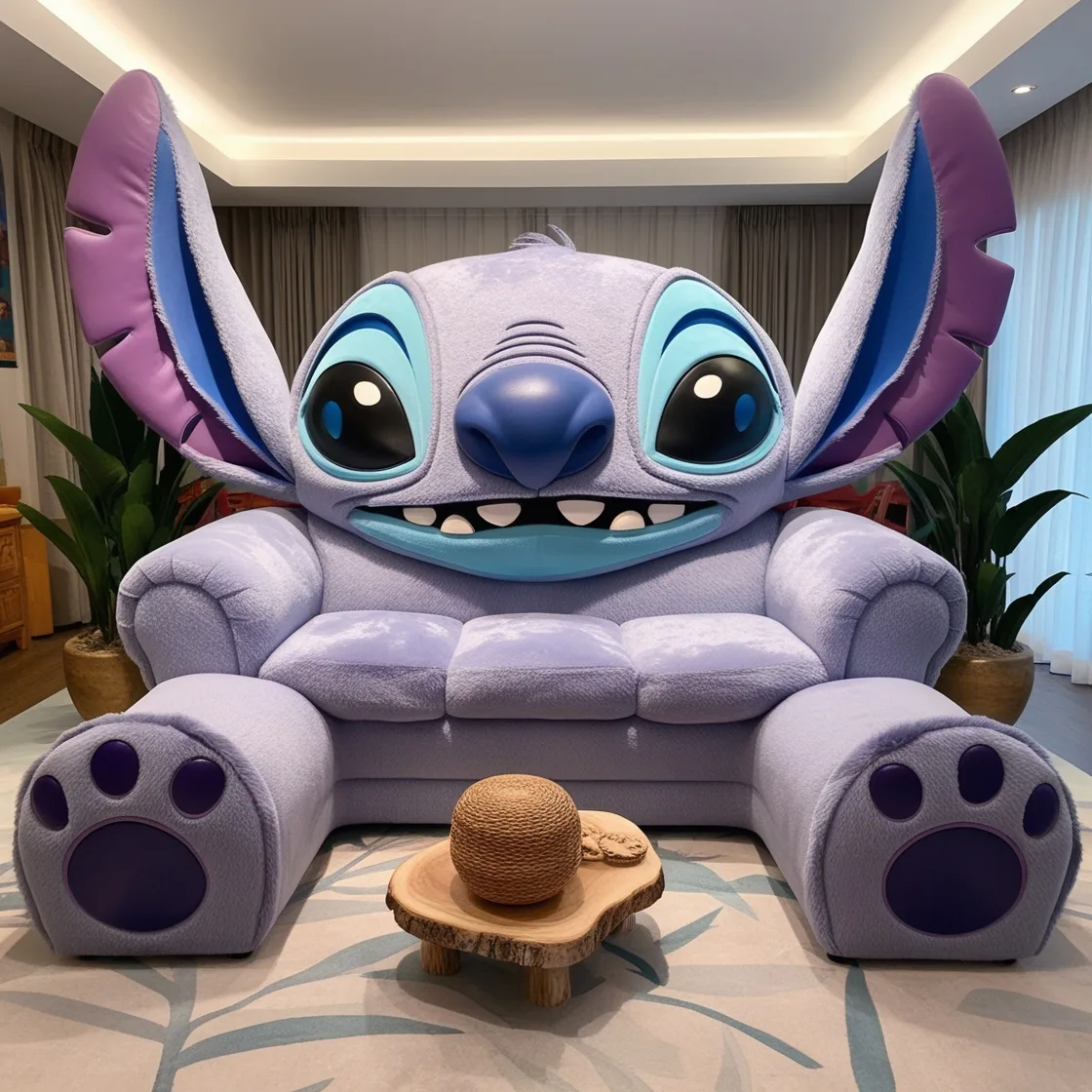 Giant Stitch Shaped Couch: The Ultimate Cozy Seating Experience