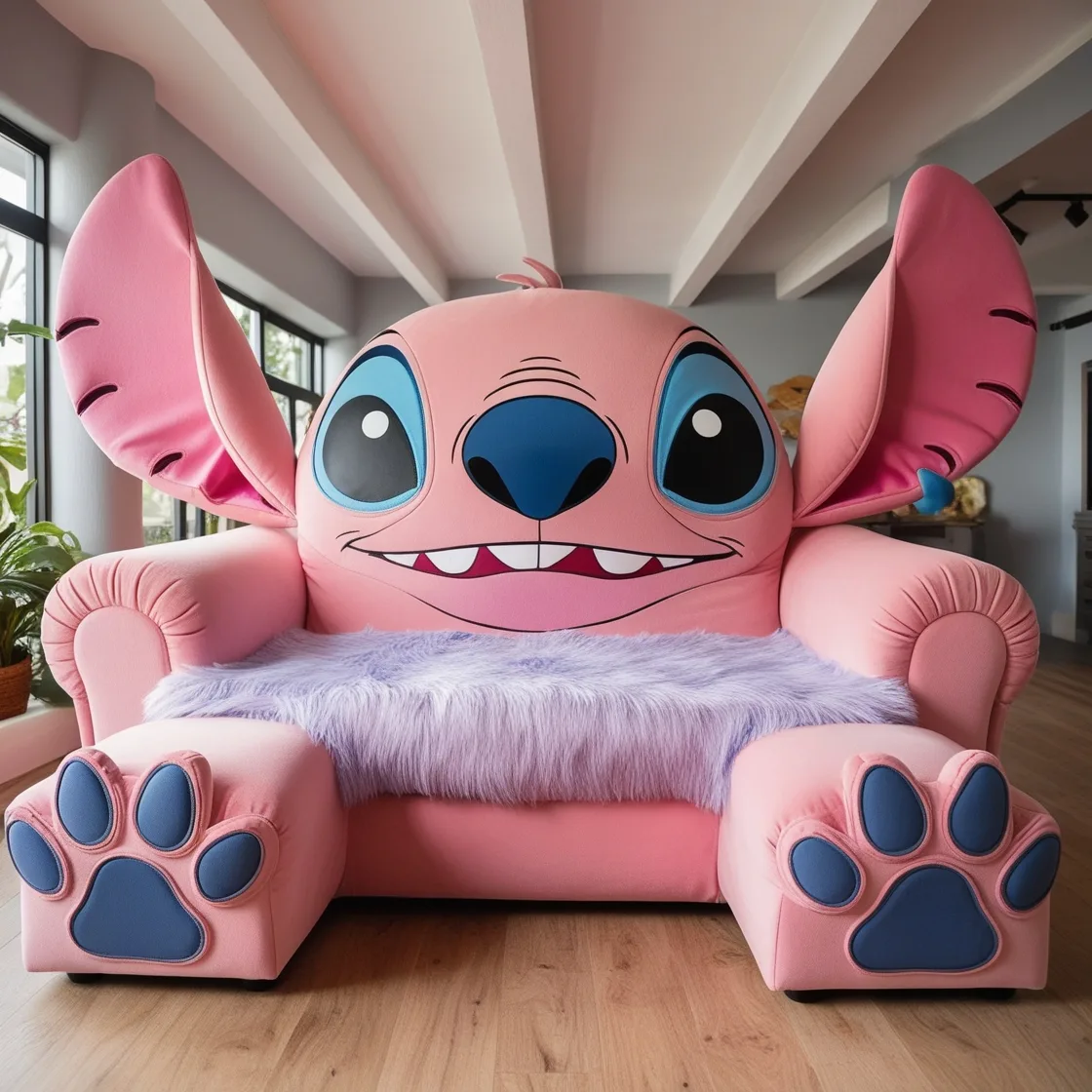 Giant Stitch Shaped Couch: The Ultimate Cozy Seating Experience