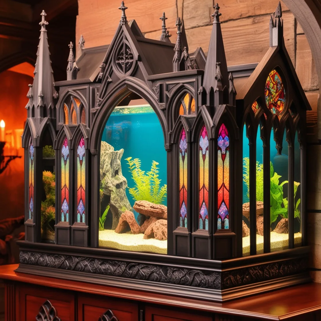 Dive into Darkness: Explore the Allure of Gothic Aquariums