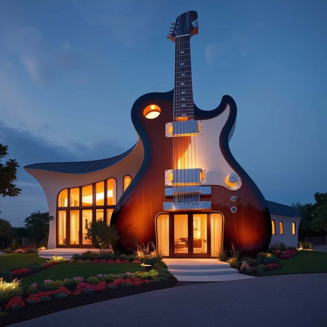 Living in Harmony: The Marvel of the Guitar Shaped House