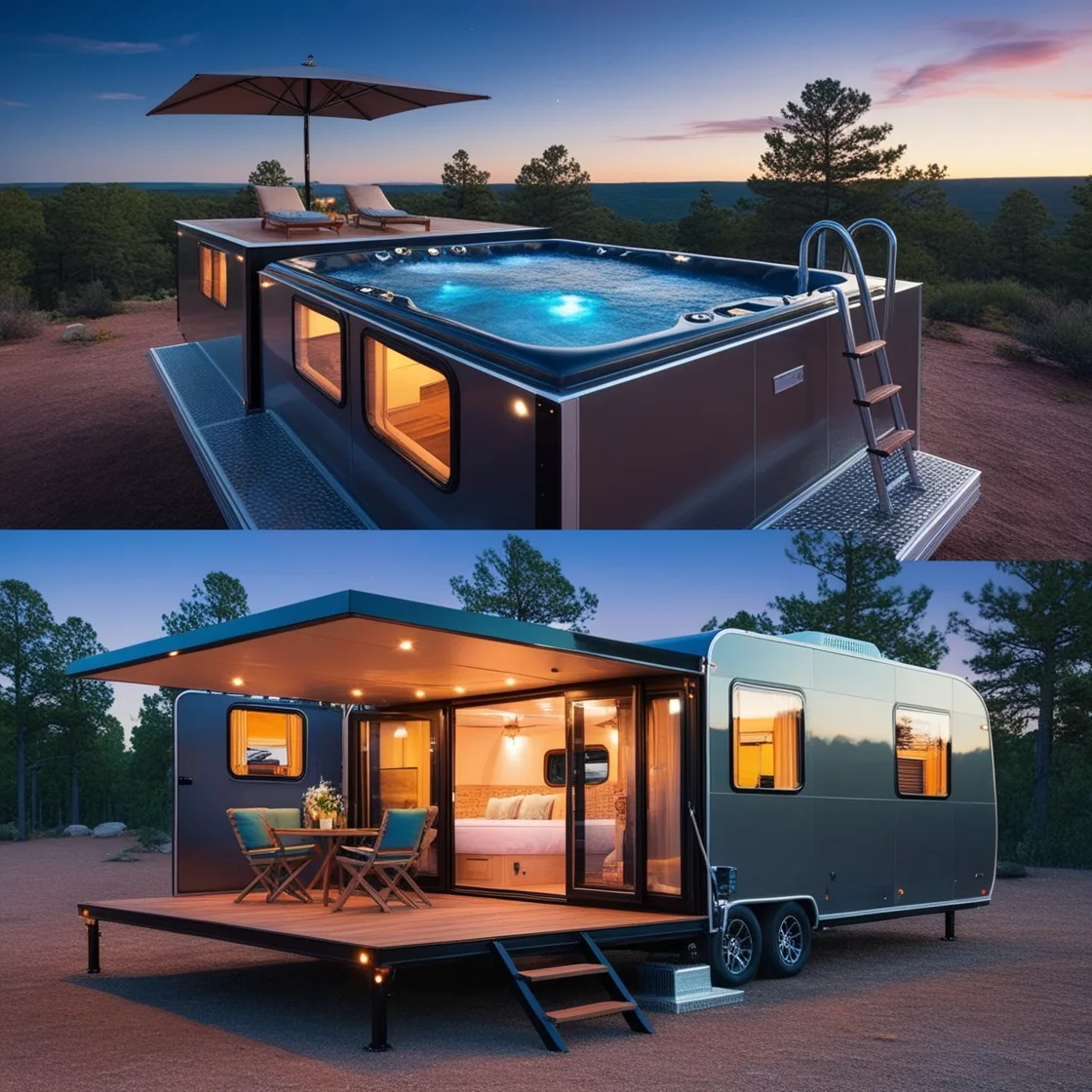 Travel in Luxury: The Ultimate Hot Tub Camper Experience