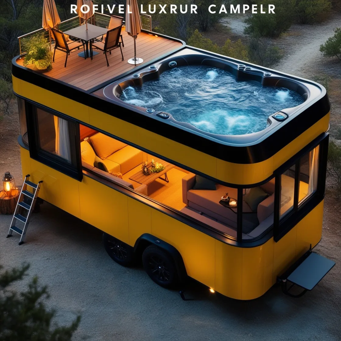 Travel in Luxury: The Ultimate Hot Tub Camper Experience