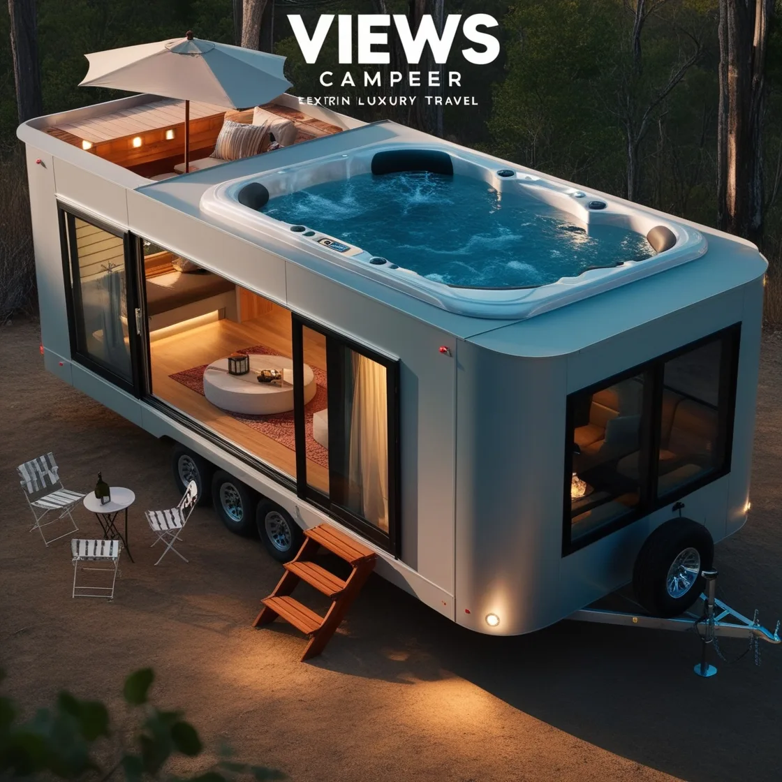 Travel in Luxury: The Ultimate Hot Tub Camper Experience