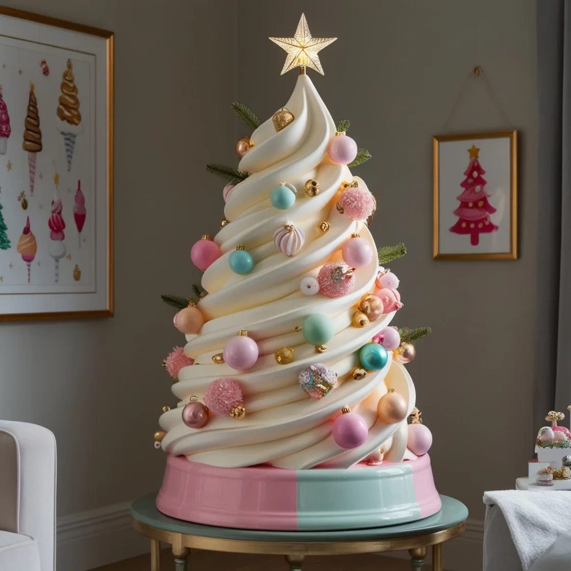 Ice Cream Christmas Trees: Sweeten Your Holidays with Festive Treats