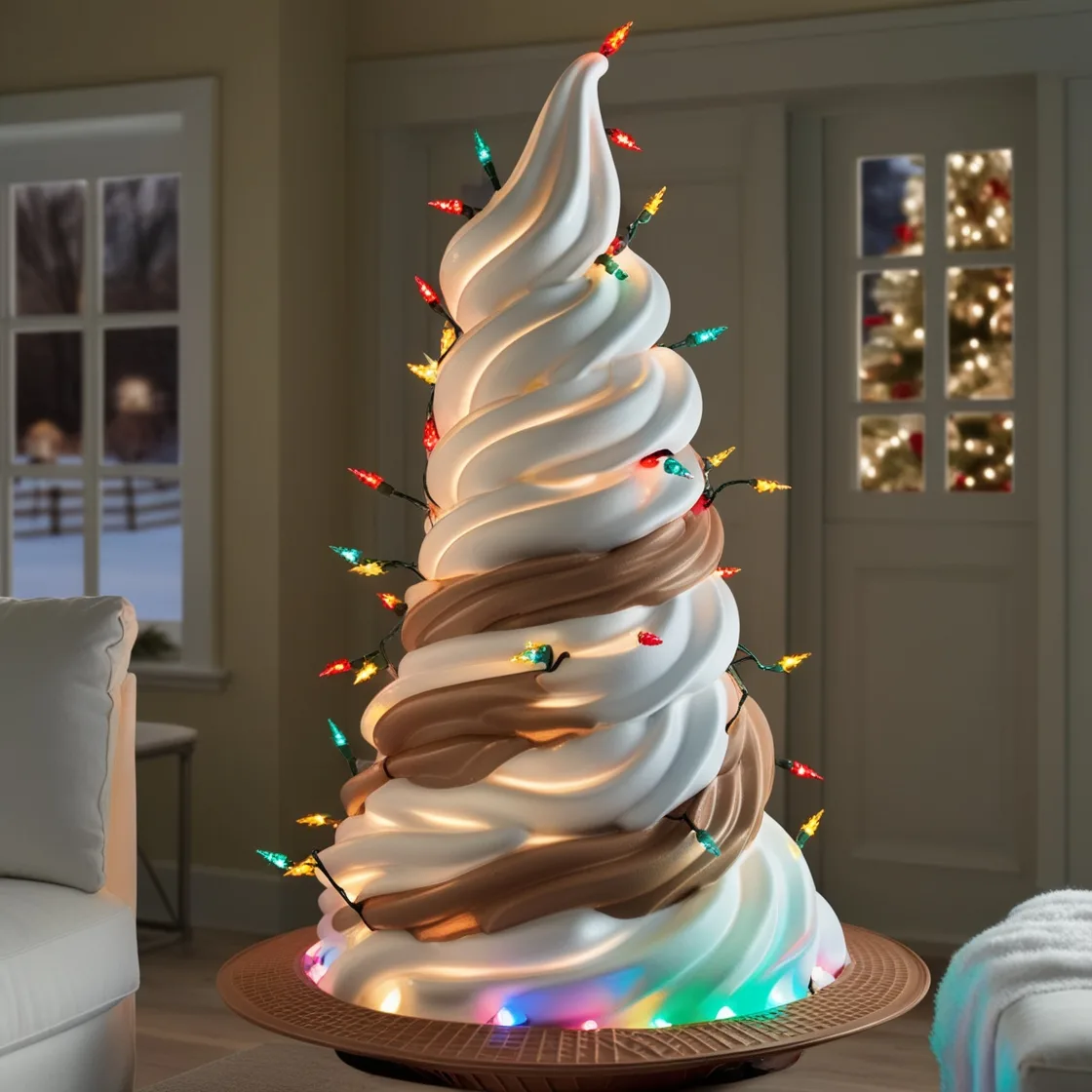 Ice Cream Christmas Trees: Sweeten Your Holidays with Festive Treats