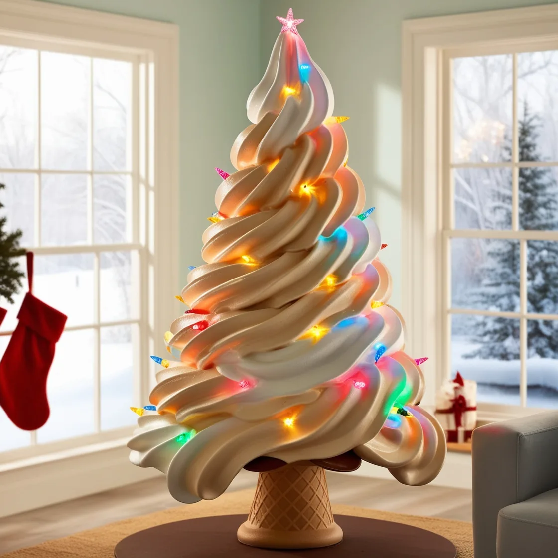 Ice Cream Christmas Trees: Sweeten Your Holidays with Festive Treats