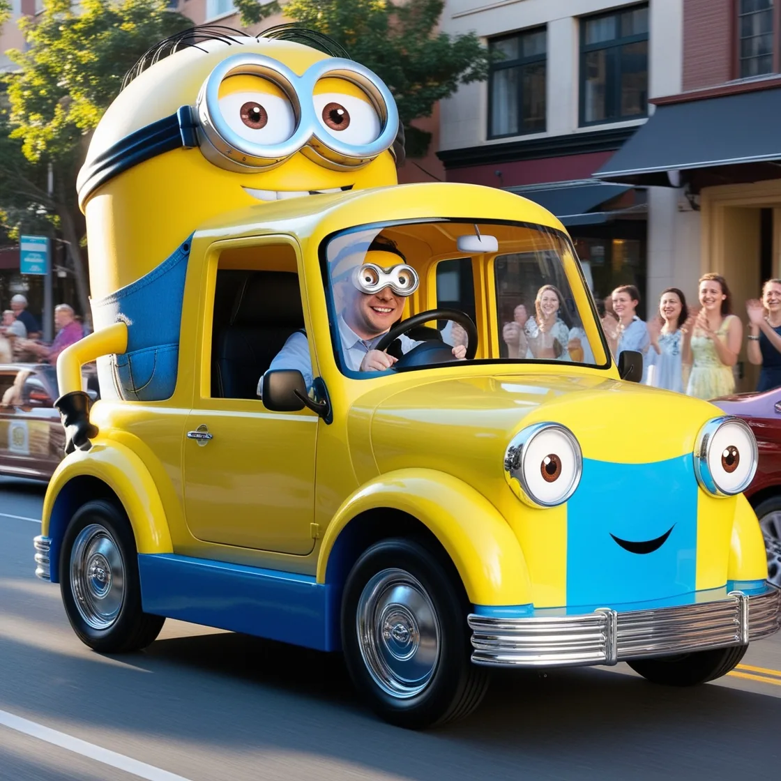 Minion Shaped Car: A Fun and Whimsical Ride for Every Fan