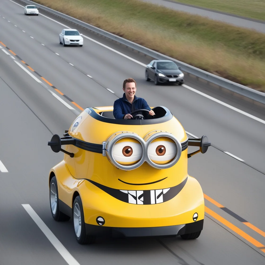 Minion Shaped Car: A Fun and Whimsical Ride for Every Fan