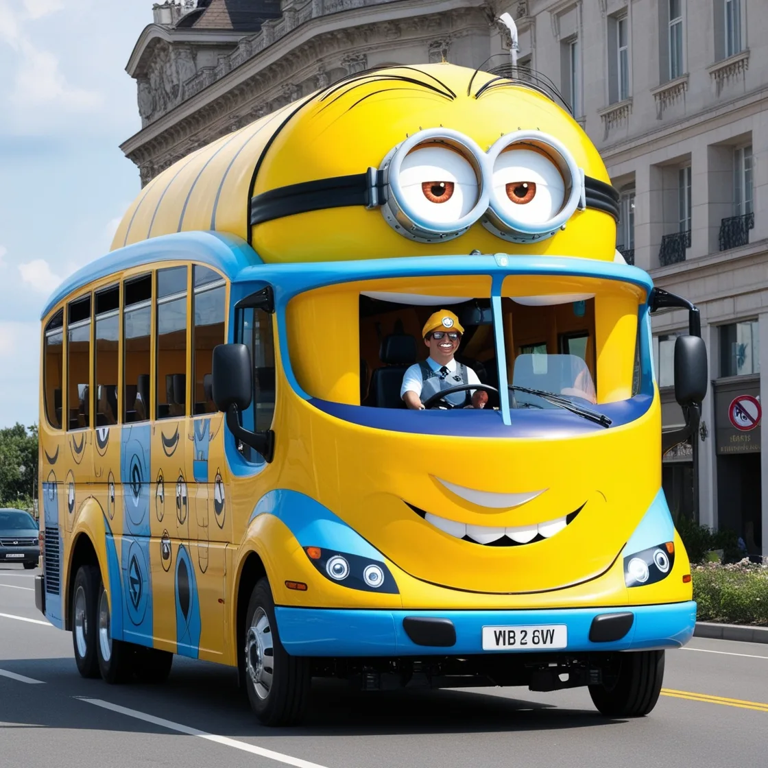 Minion Shaped Car: A Fun and Whimsical Ride for Every Fan