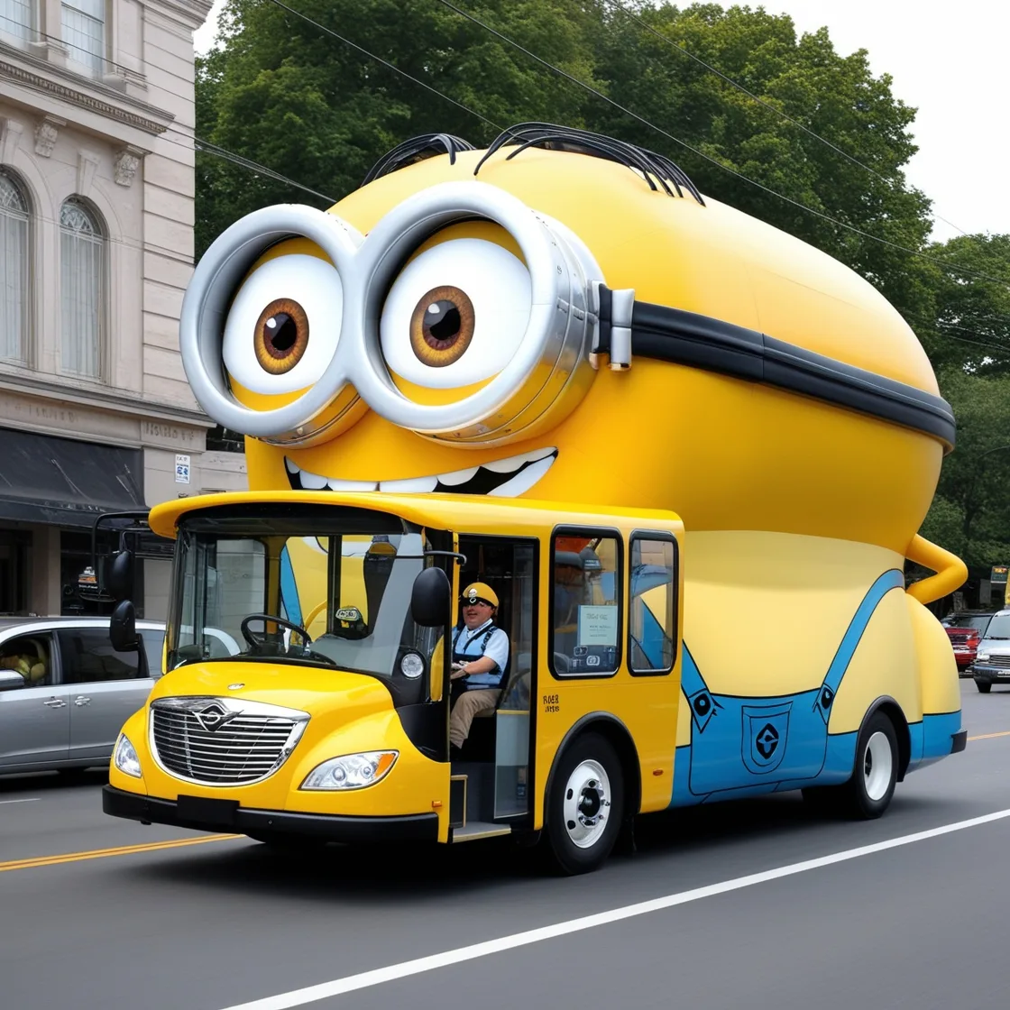 Minion Shaped Car: A Fun and Whimsical Ride for Every Fan