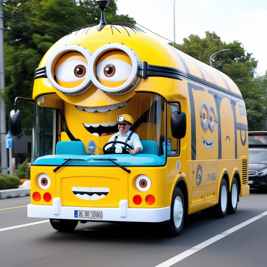 Minion Shaped Car: A Fun and Whimsical Ride for Every Fan