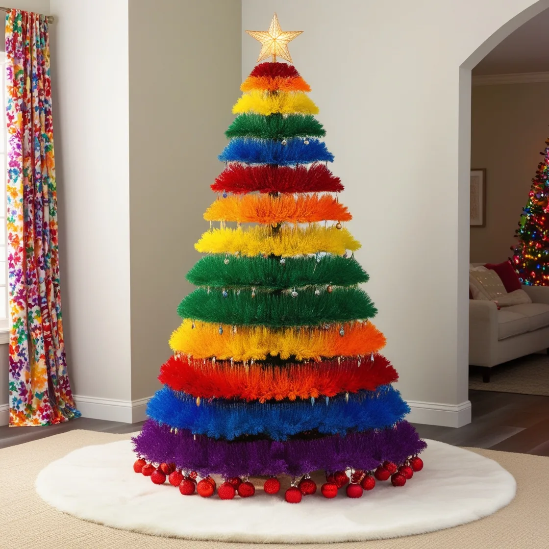 Brighten Your Holidays with Rainbow Christmas Trees: A Colorful Twist on Tradition