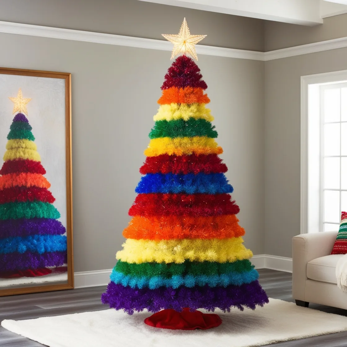 Brighten Your Holidays with Rainbow Christmas Trees: A Colorful Twist on Tradition