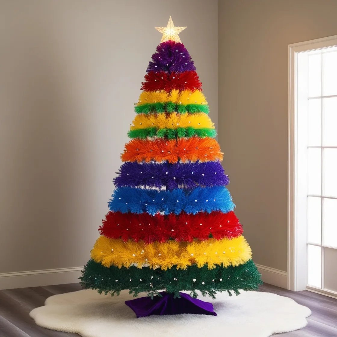 Brighten Your Holidays with Rainbow Christmas Trees: A Colorful Twist on Tradition