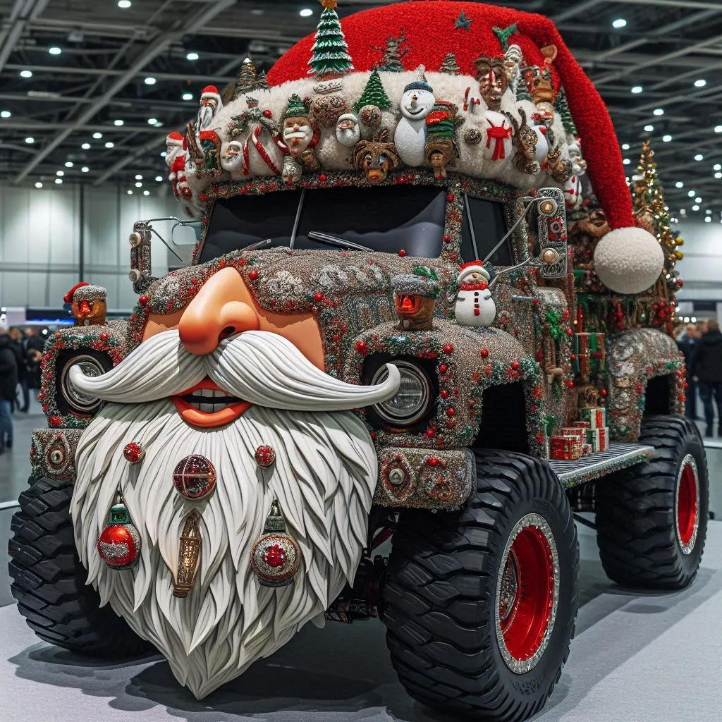 Santa Claus-Inspired Car: Bringing Holiday Magic to the Road