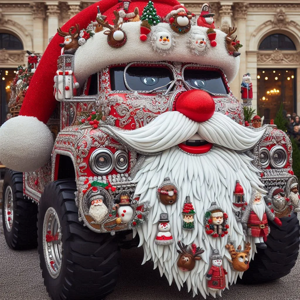 Santa Claus-Inspired Car: Bringing Holiday Magic to the Road